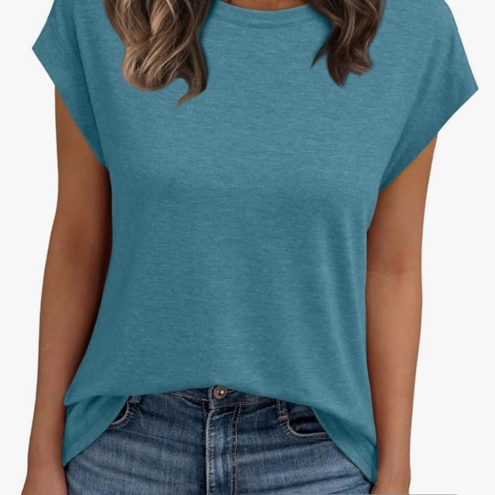 Women's Teal Casual Top